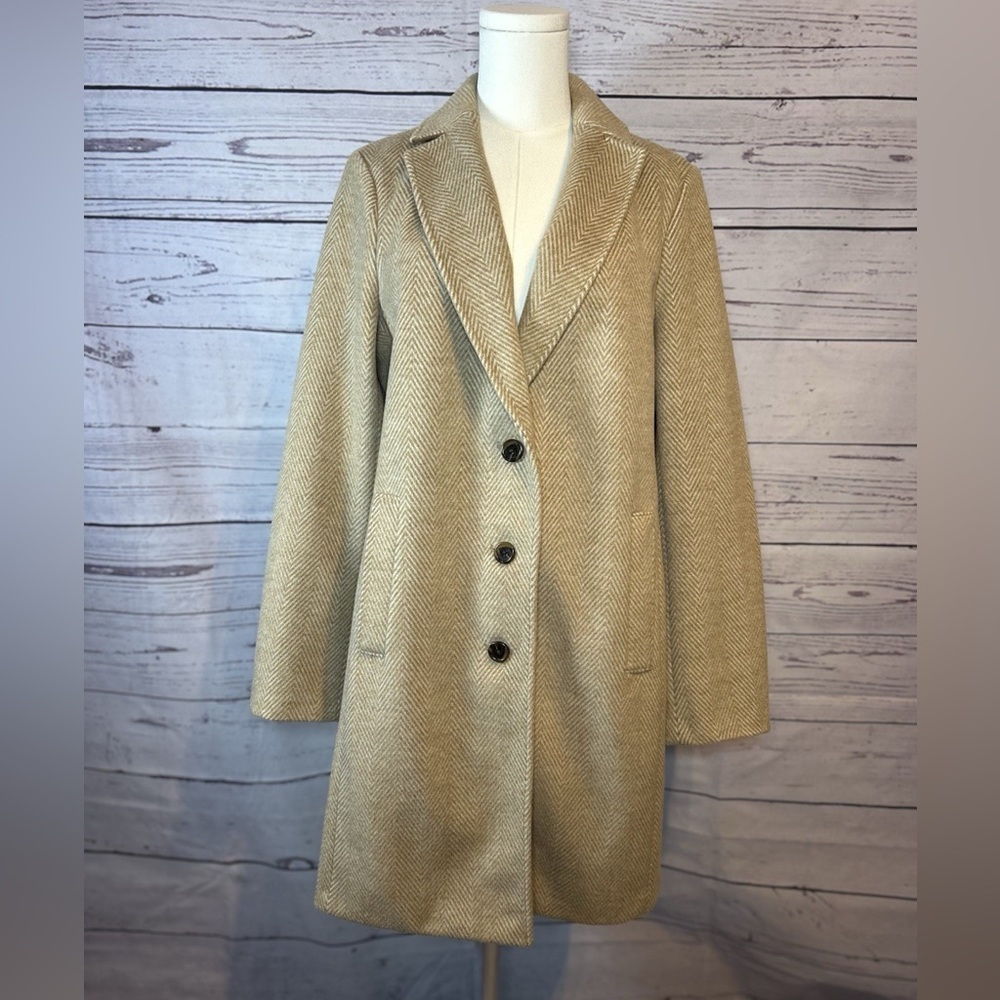J. Crew Classic Beige Trench Coat Size 10